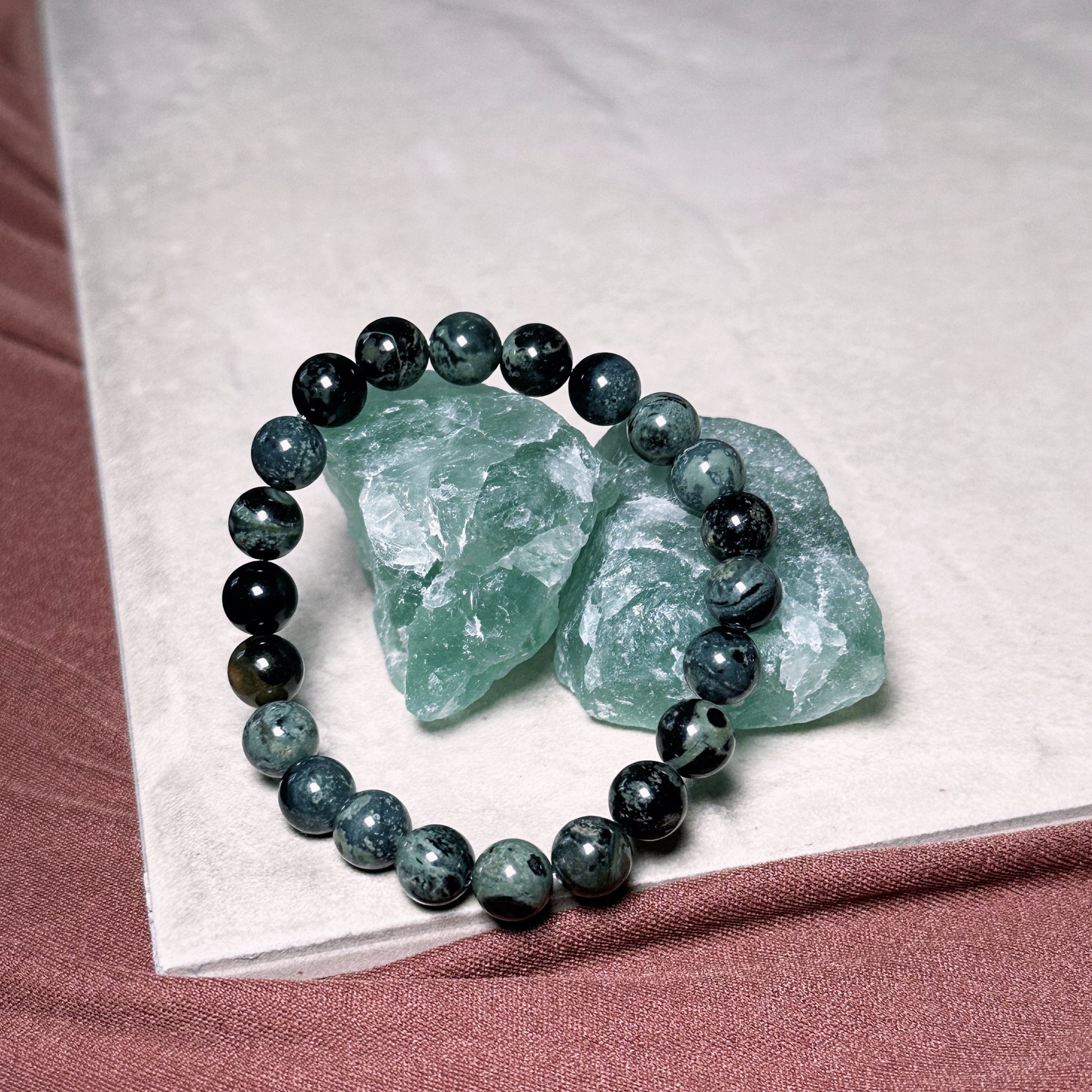 Natural Sparrow Stone 8mm Bracelet